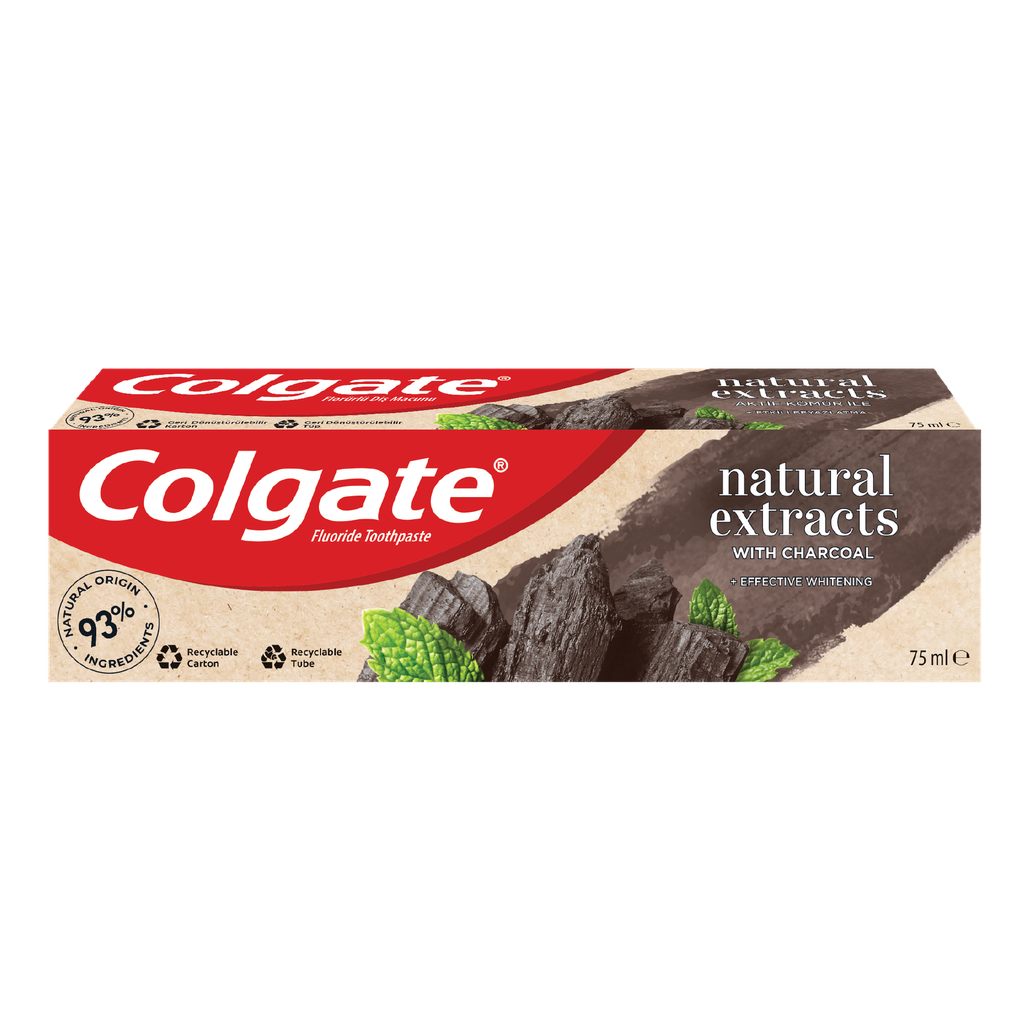 Dent Colg Naturel Charcoal 75 ML