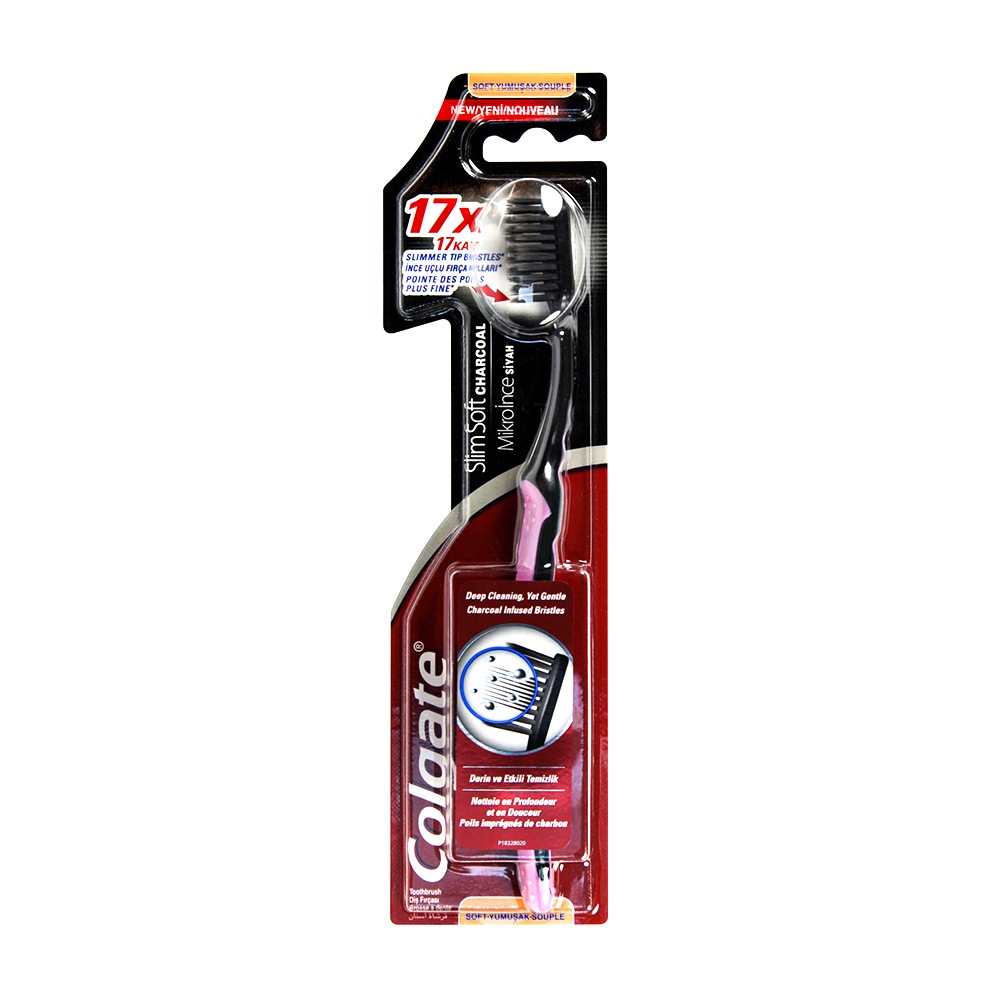 BAD Colgate Slim Soft Charcoal