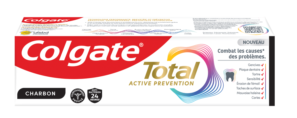 Dent Colgate Total Charbon 75 ML New