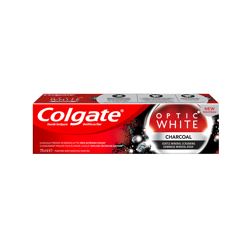 Dent Colgate Optic White Charbon 75ML