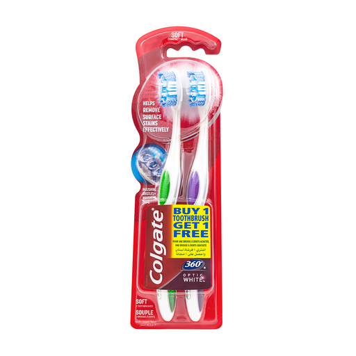 [61017719] BAD Colgate Optic White 360° 1+1 Soft