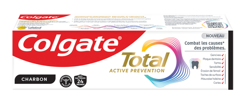 [61047226] Dent Colgate Total Charbon 75 ML New