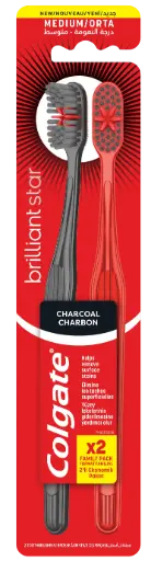 [61051573] BAD Colgate Brillant Star Charcoal 2PK